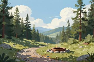 Illustrative header image for Camping & Glamping