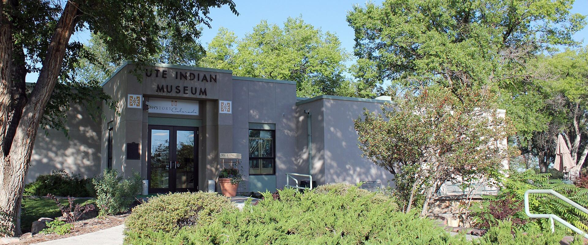 Entrance of the Ute Indian Museum on Chipeta Drive in Montrose